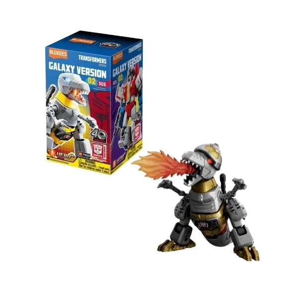 Blokees: Transformers Galaxy Version 02 SOS Blind Box Snap-Fit Poseable Figure Model Kit (1pc) -711020