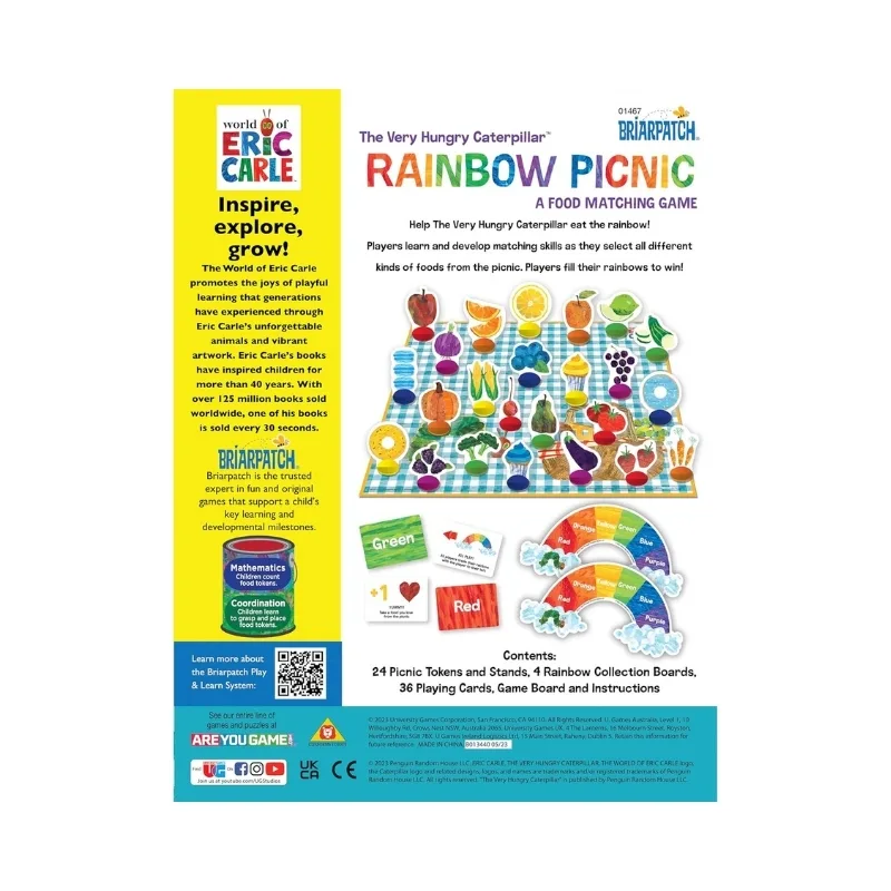Briarpatch: The Very Hungry Caterpillar Rainbow Picnic Game - 1-467 - Image 5