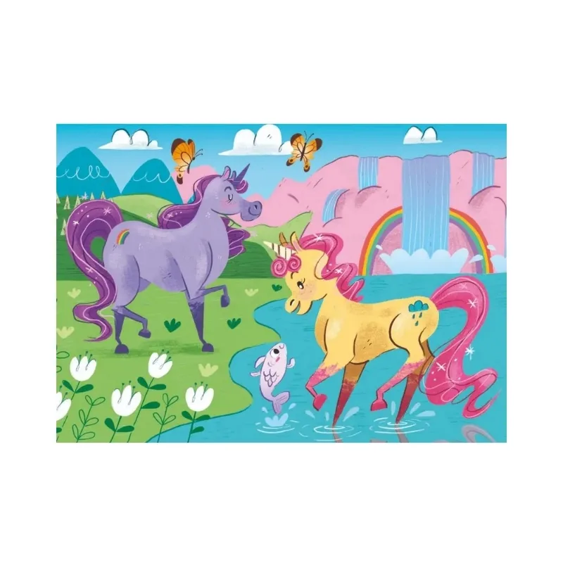 Clementoni Puzzle Believe in Unicorn 2x 20pcs - 24754 - Image 4
