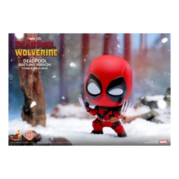 Hot Toys Marvel Deadpool & Wolverine Cosbi Collection Series 2 – Stylized Bobble-Head Mini Figure with Trading Card Blind Box 1pc – CBX248