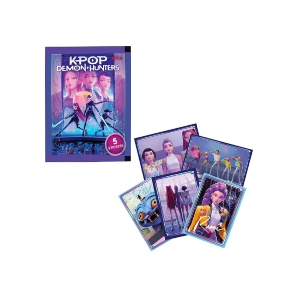 Diramix K-Pop Demon Hunters Blind Sticker Packs (5 Stickers) – Rare Holographic & Die-Cut Designs