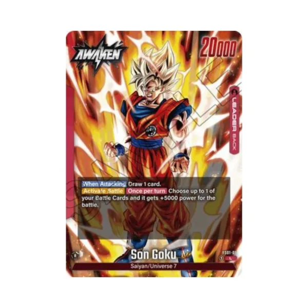 Dragon Ball Super TCG: Fusion World Son Goku Starter Deck 01 (FS01) ENG – FS-01_ENG
