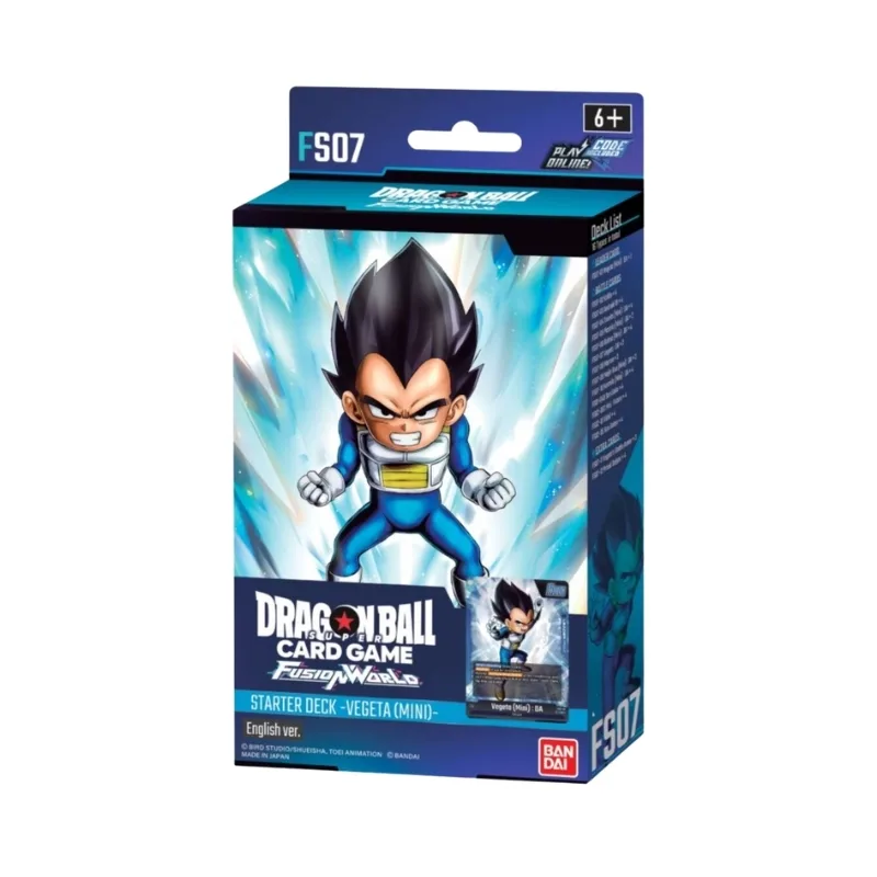 Dragon Ball Super TCG Fusion World Starter Deck 07 featuring vibrant artwork and character cards for gameplay