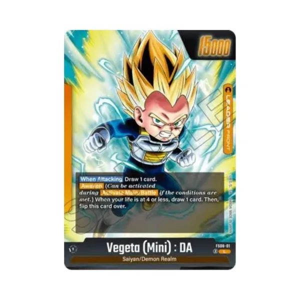 Dragon Ball Super TCG: Fusion World Starter Deck 08 (FS08) Yellow Vegeta ENG – FS-08_ENG