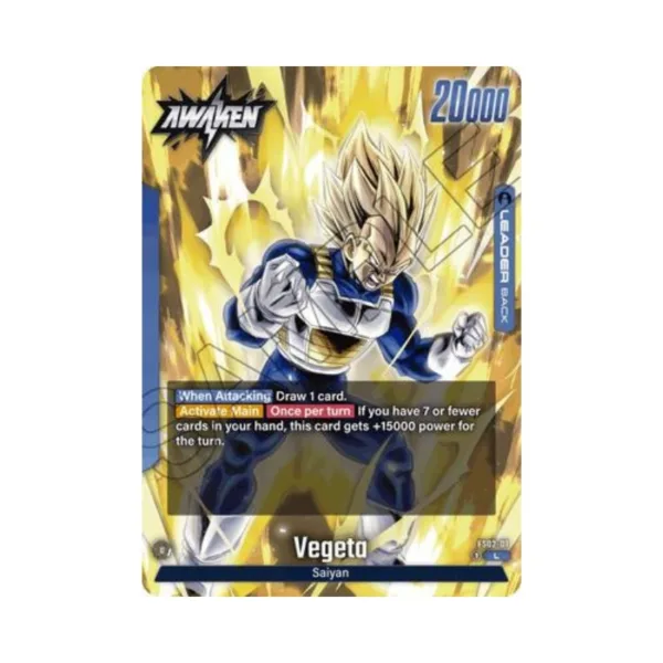 Dragon Ball Super TCG: Fusion World Vegeta Starter Deck 02 (FS02) ENG  FS-02_ENG