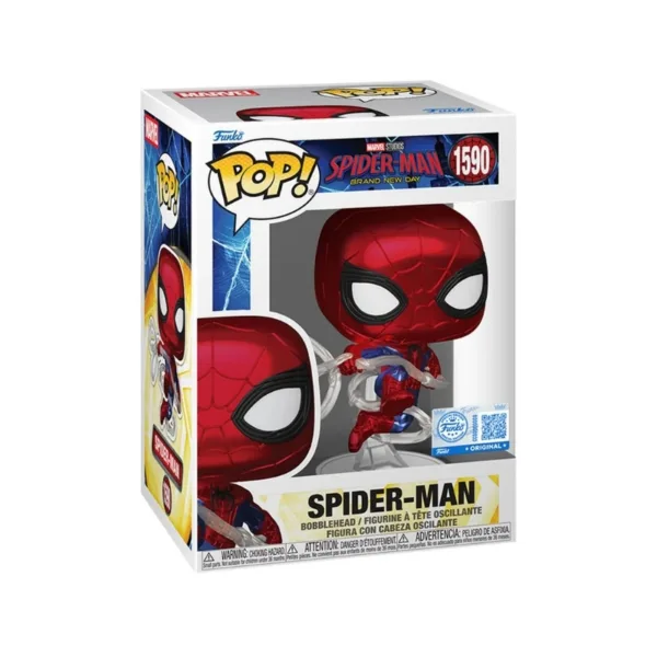 Funko Pop! Marvel: Spider-Man Brand New Day – SpiderMan (MT) (Exc) – FU93994
