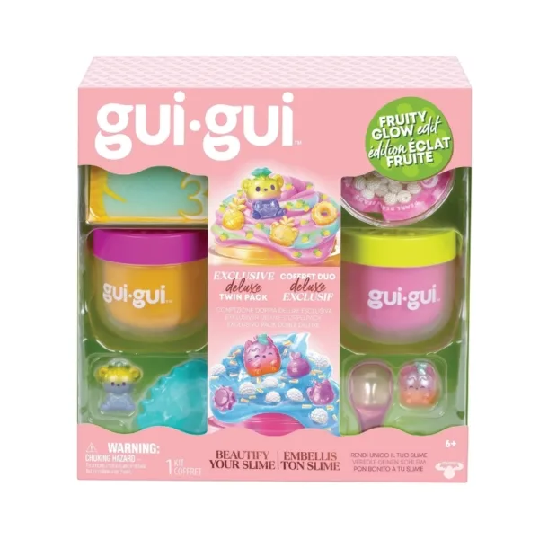 Gui Gui Deluxe Twin Pack DIY Slime Kit with Figurines & Charms – 90761