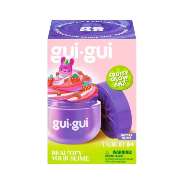 Gui Gui Slime Fruity Glow Single Pack Assorted (1pc Random)