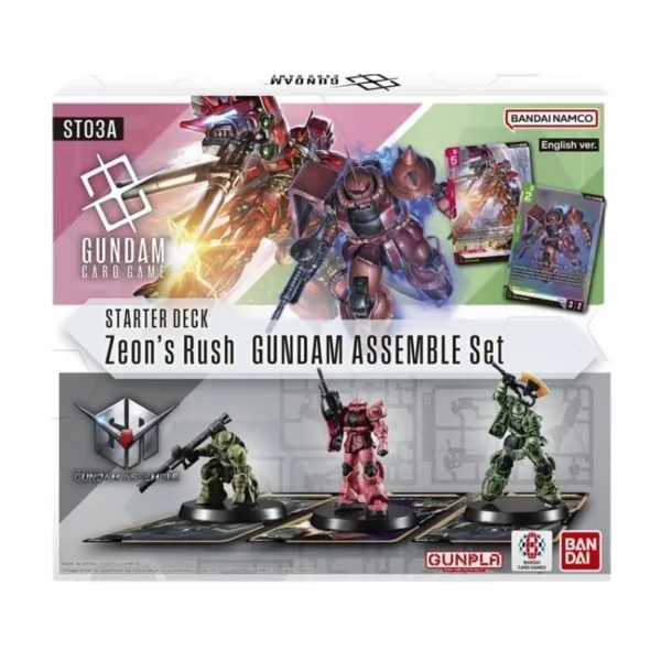 Gundam Assemble Starter Set Zeon’s Rush ENG – ST-03A