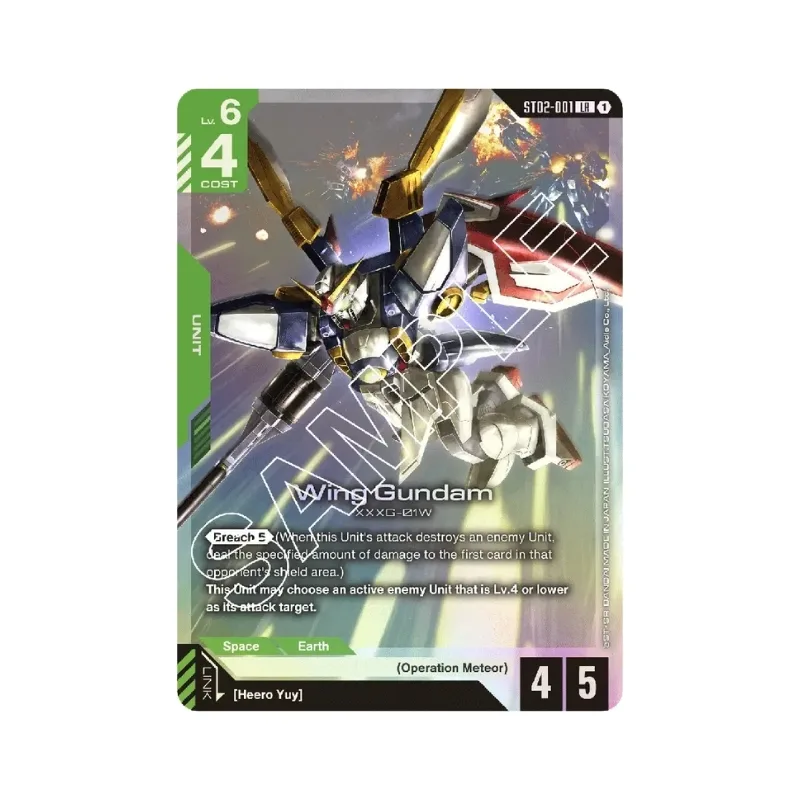 Gundam Card Game Assemble Starter Set Wings of Advance ENG - ST02A - Image 2