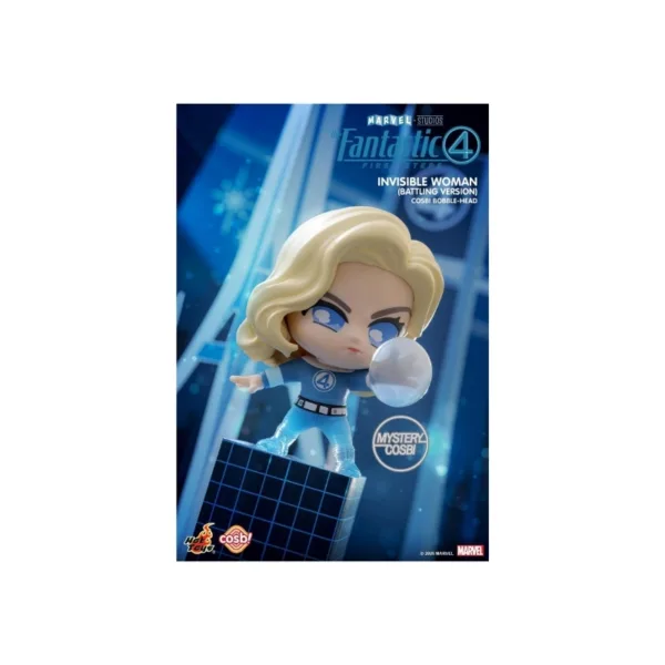 Hot Toys Marvel Fantastic Four Cosbi Collection Blind Box 1pc Mini Bobble-Head Figure with Collectible Character Card – CBX313