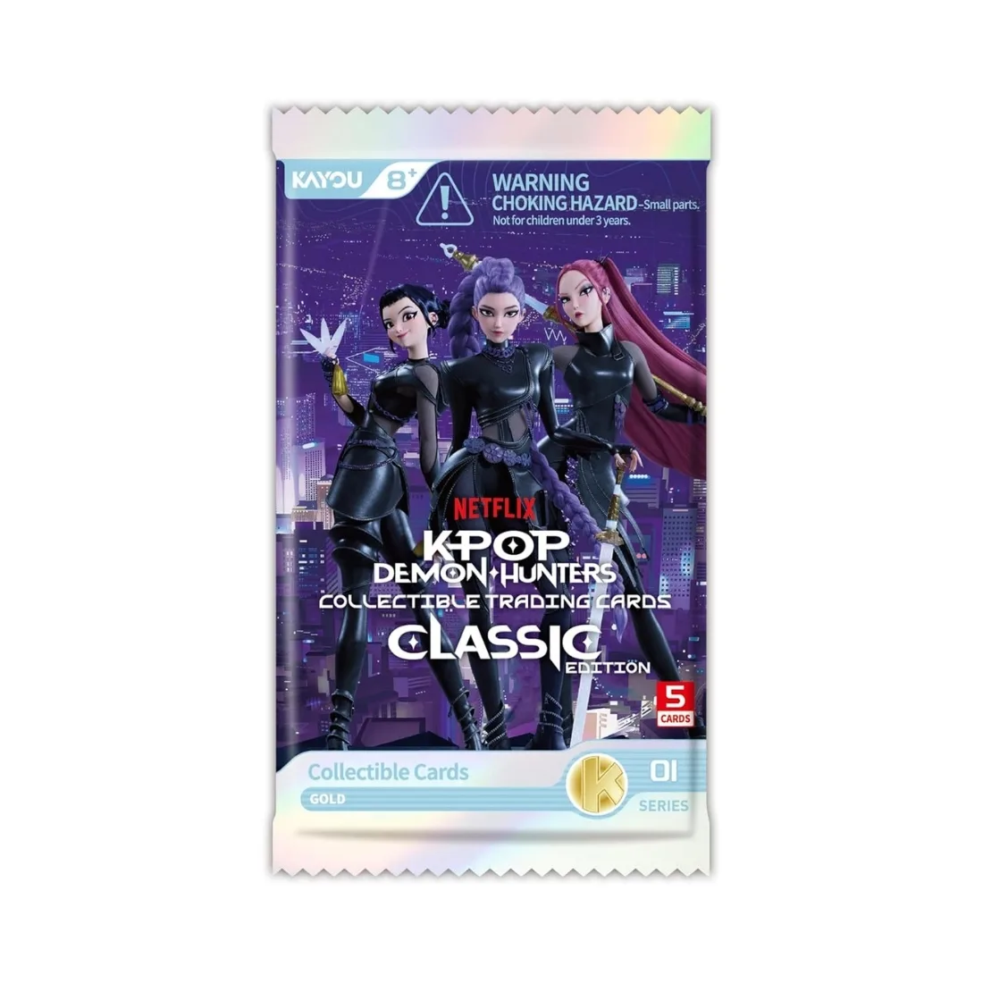 K-POP Demon Hunters Trading Cards: Classic Edition Series 1-B Booster Box (20 Packs) - Image 2