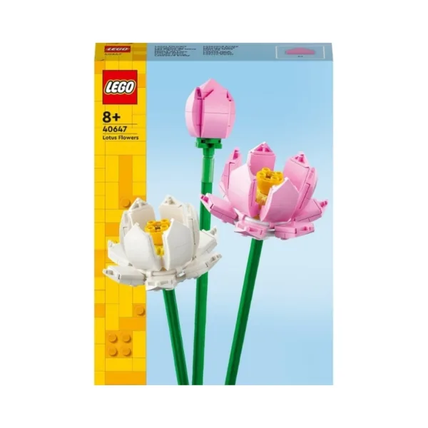 LEGO Botanicals Lotus 40647 Flowers Artificial Building Set – 6442618
