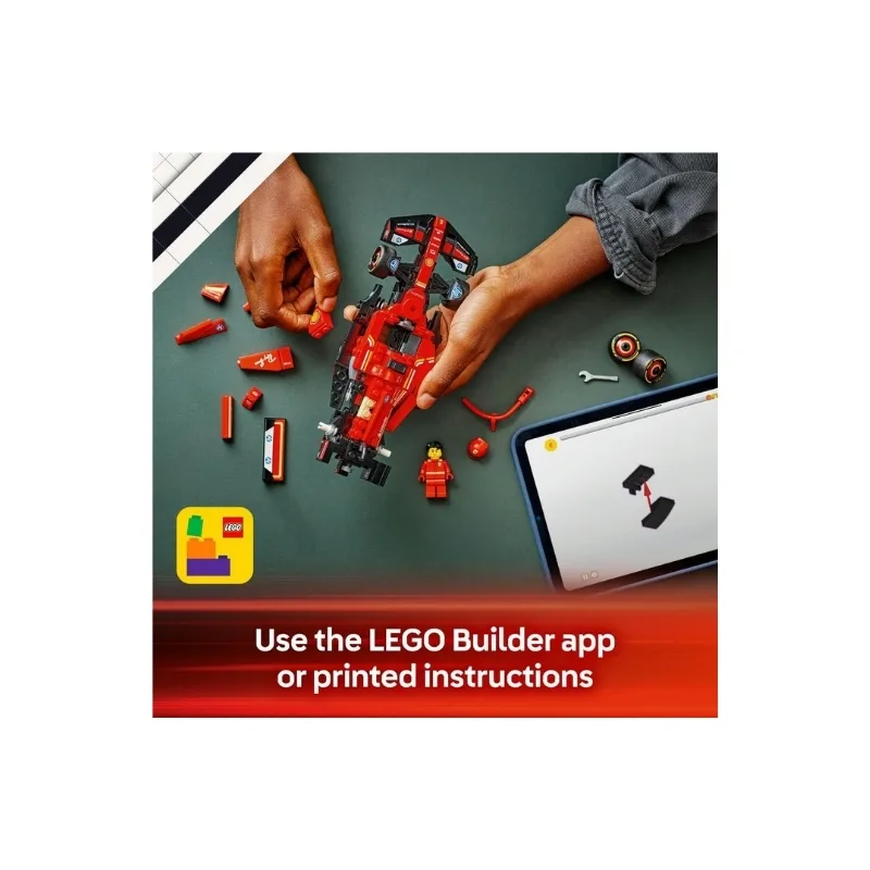 LEGO Speed 77242 Champions Ferrari SF-24 F1 Race Car Set - 6526993 - Image 7