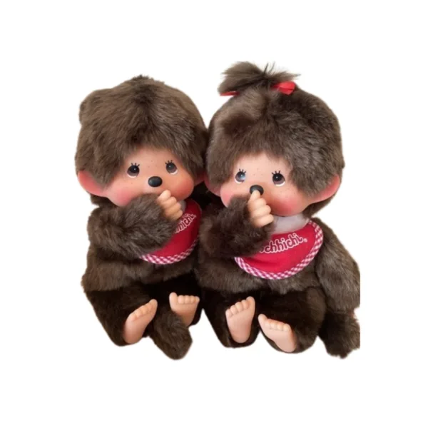 Monchhichi Classic 14cm Plush Duo Assortment by Sekiguchi Japanese Boy & Girl Collectible Plush Pair – M-202386