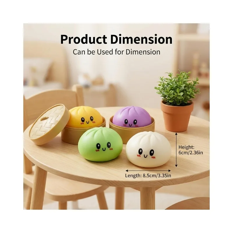 Squeezy Dumplings Stress Relief Toy Random Surprise 1pc - Image 4