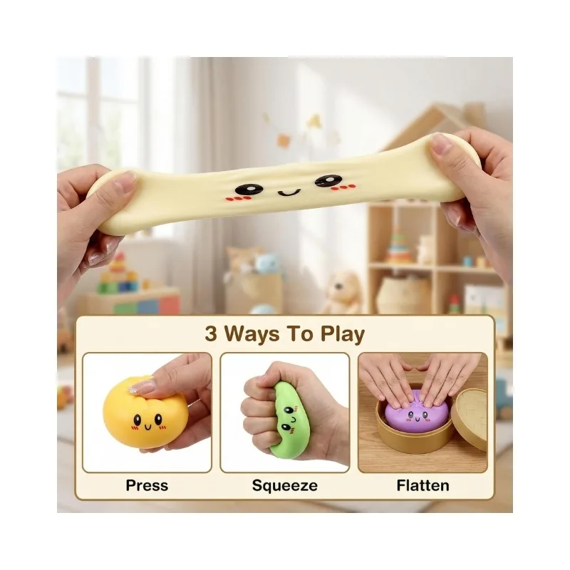 Squeezy Dumplings Stress Relief Toy Random Surprise 1pc - Image 5