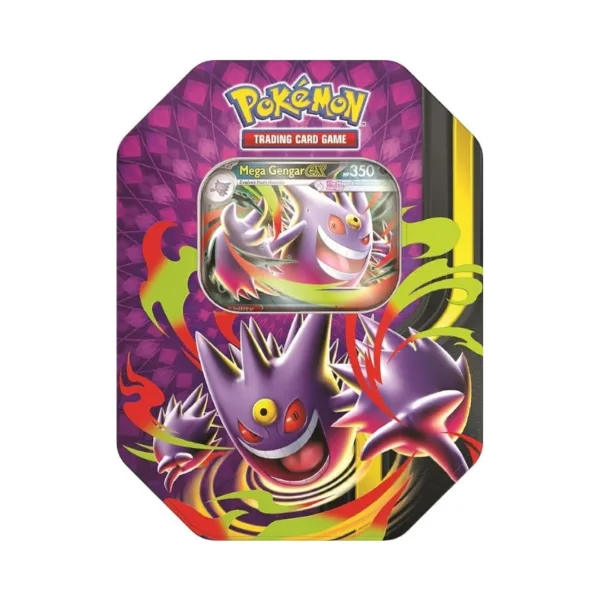Pokémon TCG: Mega Moonlit EX Tin (Mega Gengar/Mega Clefable) Random 1 piece – 10-10389-120