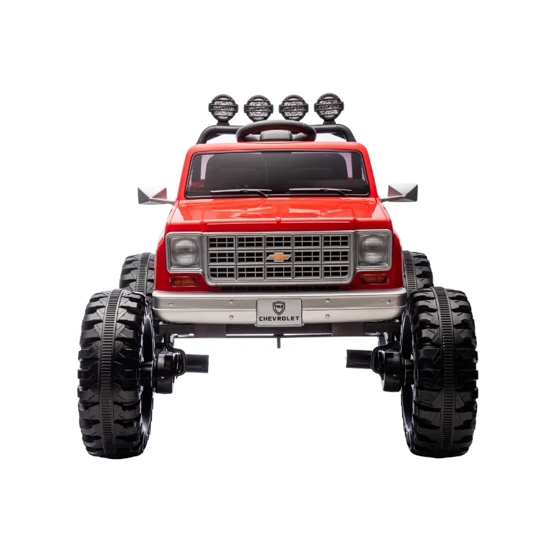 Rayfun Chevrolet Cheyenne Pickup 2.4G 24V7AH Red Electric Ride-On Car - TR2501 - Image 3