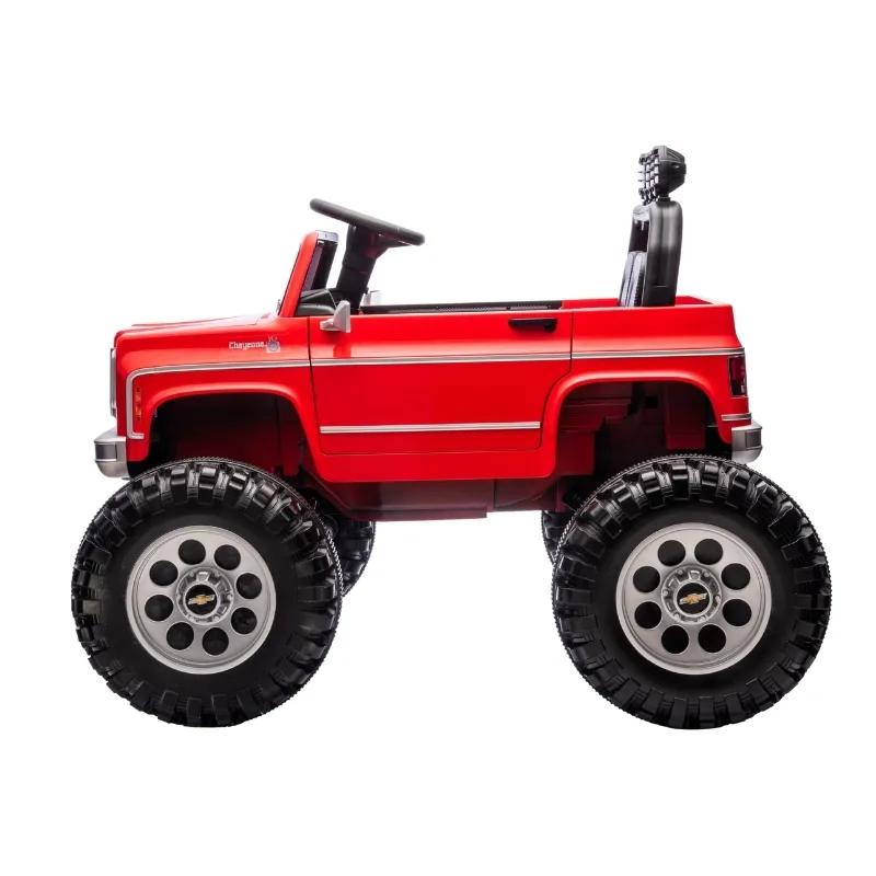 Rayfun Chevrolet Cheyenne Pickup 2.4G 24V7AH Red Electric Ride-On Car - TR2501 - Image 4