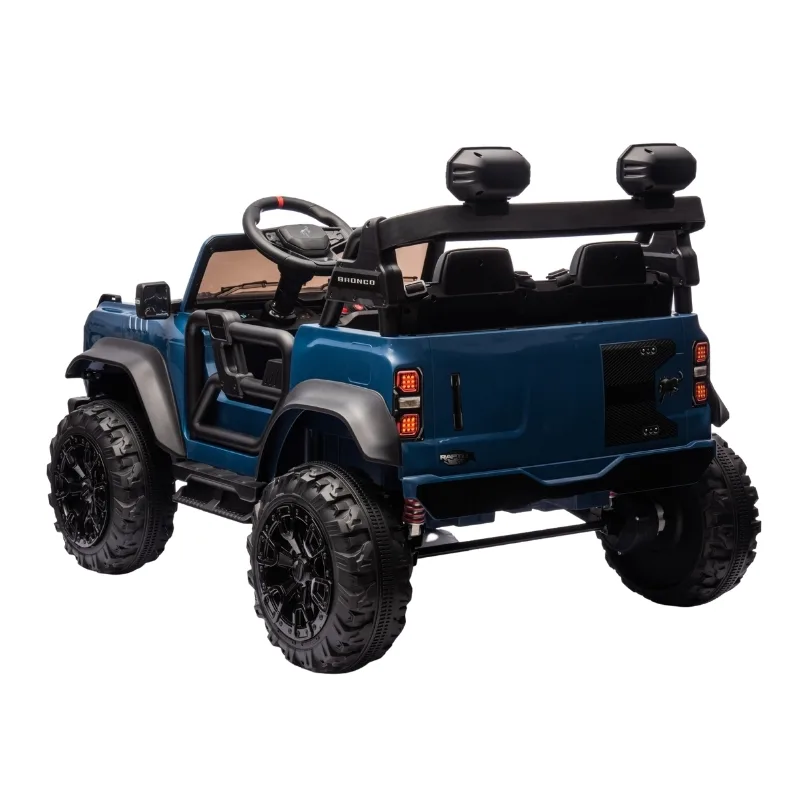 Rayfun Ford 2023 Ford Bronco Raptor Blue 2.4G 24V5AH Electric Ride-On Car - BDM0975 - Image 3