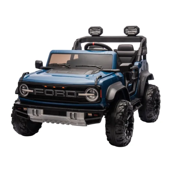 Rayfun Ford 2023 Ford Bronco Raptor Blue 2.4G 24V5AH Electric Ride-On Car – BDM0975