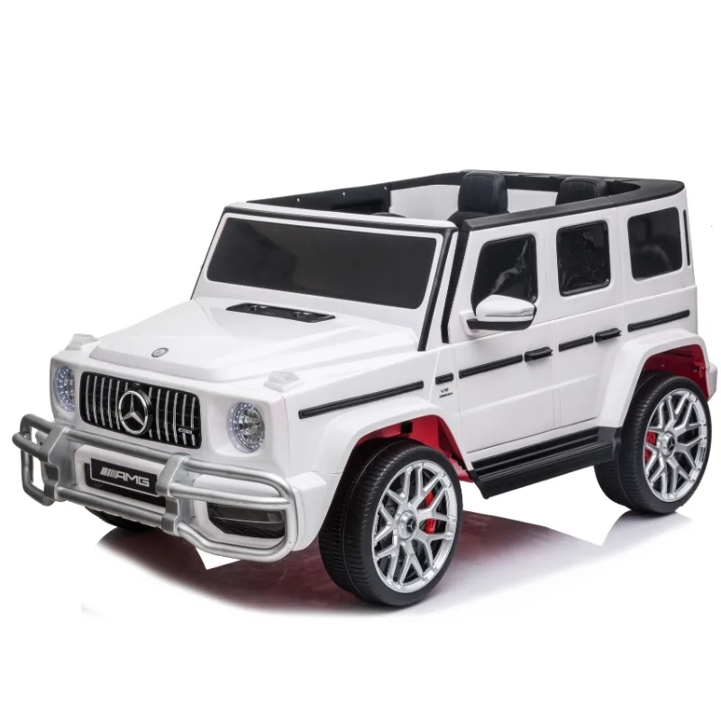 Rayfun Mercedes-Benz G63 White 2.4G 24V7AH Electric Ride-On Car - S307 - Image 3