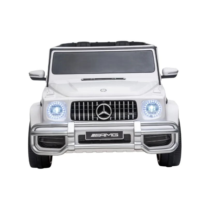 Rayfun Mercedes-Benz G63 White 2.4G 24V7AH Electric Ride-On Car - S307 - Image 4