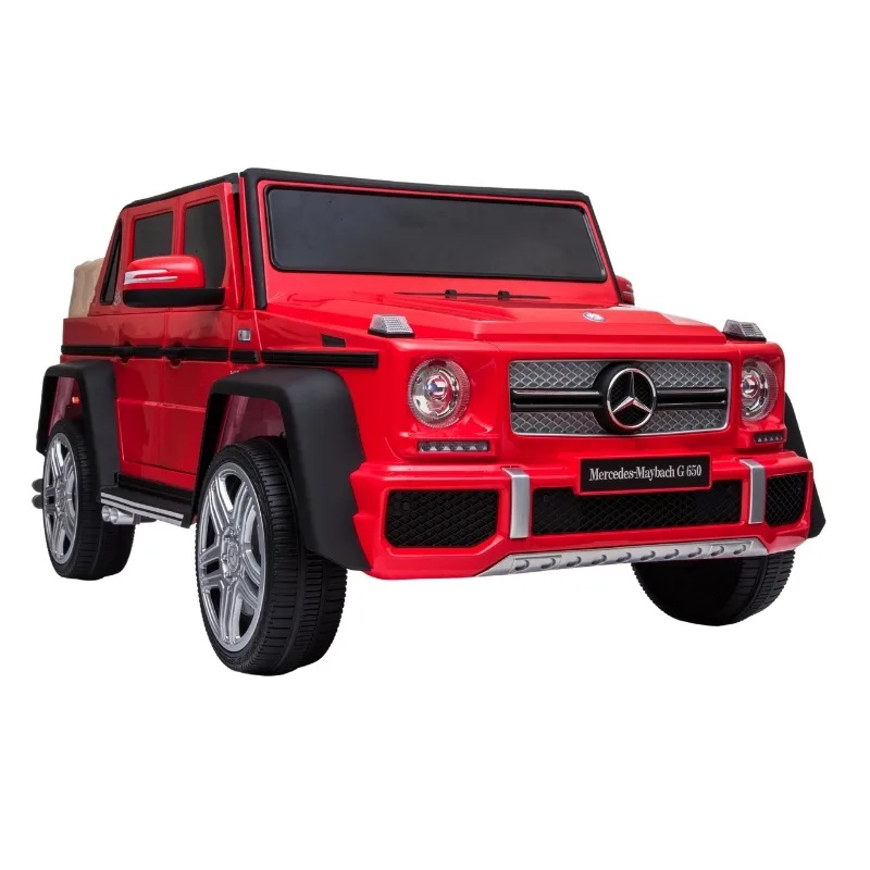 Rayfun Mercedes Benz Maybach G650 Red 2.4G 12V4.5AH Electric Ride-On Car - A100 - Image 4