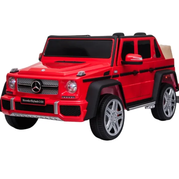 Rayfun Mercedes Benz Maybach G650 Red 2.4G 12V4.5AH Electric Ride On Car – A100
