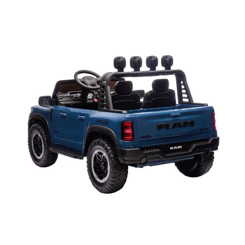 Rayfun RAM 1500 RHO Super Truck 2.4G Deep Blue 24V7AH Ride On Cars - 42060 - Image 4