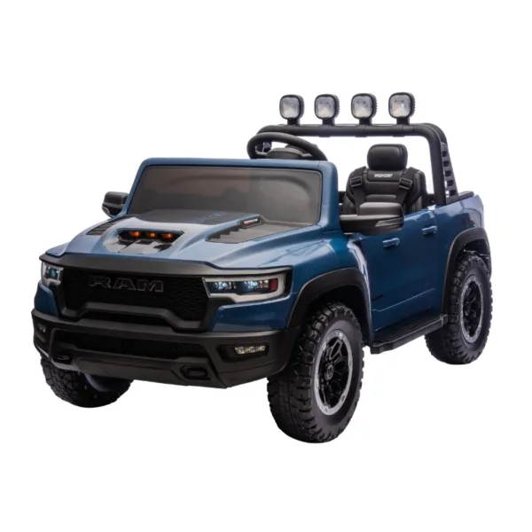 Rayfun RAM 1500 RHO Super Truck 2.4G Deep Blue 24V7AH Ride On Cars – 42060