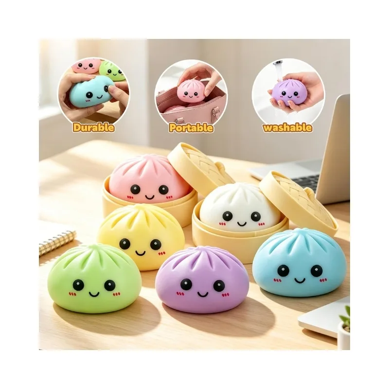 Squishy Bun Mini Flour Buns Fidget Toys (Random Surprise 1pc) - Image 6