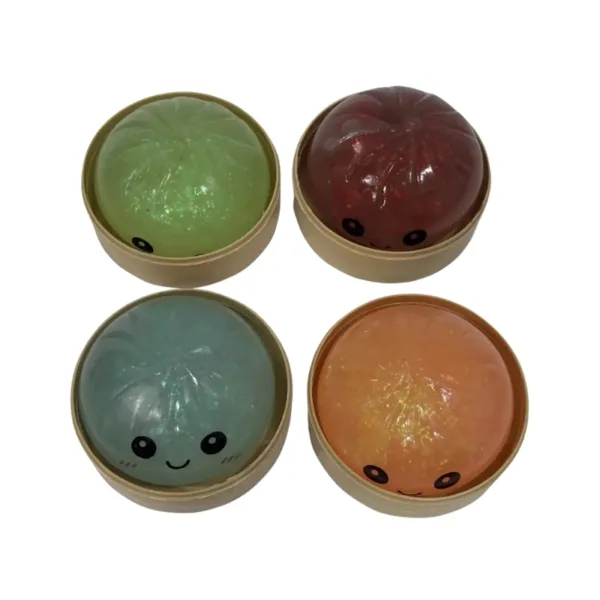 Squishy Bun Pectin Steamed Buns Fidget Toy (Random Surprise 1pc)
