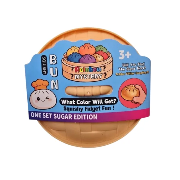 Squishy Bun Dough Dumplings Fidget Toy (Random Surprise 1pc)