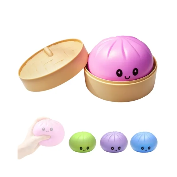 Squishy Bun Mini Dough Dumplings Fidget Toys (Random Surprsie 1pc)
