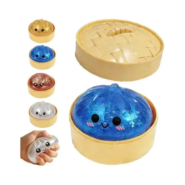 Squishy Bun Mini Golden Powder Water Pearl Steamed Bun (Random Surprise 1pc)