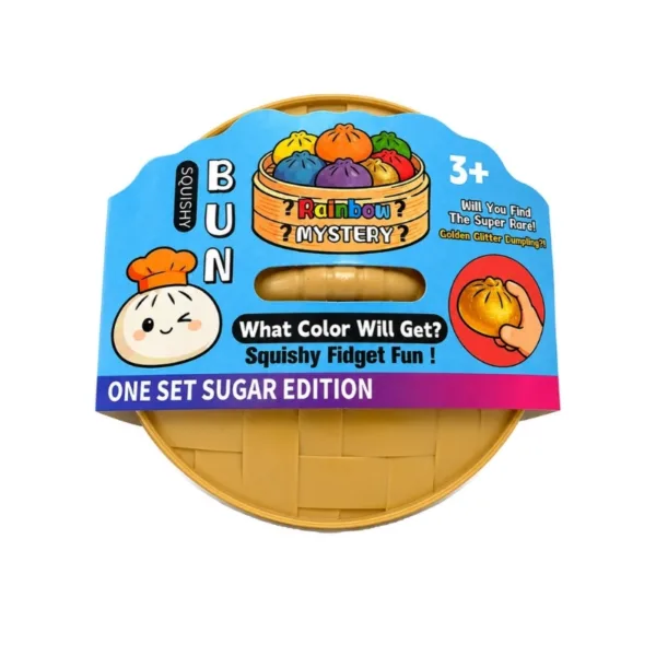Squishy Bun Mini Steamed With Gold Powder (Random Surprise 1pc)