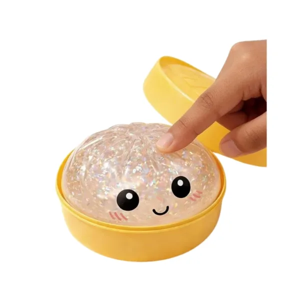 Squishy Dumpling: Glitter Dumpling Squishy Stress Relief Toy Random Surprise 1pc