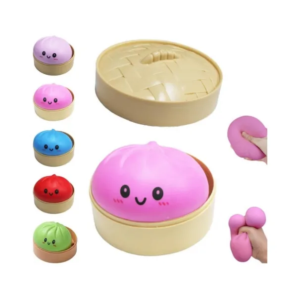 Squishy Bun Mini Flour Buns Fidget Toys (Random Surprise 1pc)