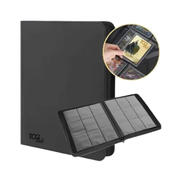 TcgLab 9-Pocket Toploader Album (252 Cards) Black – 147377