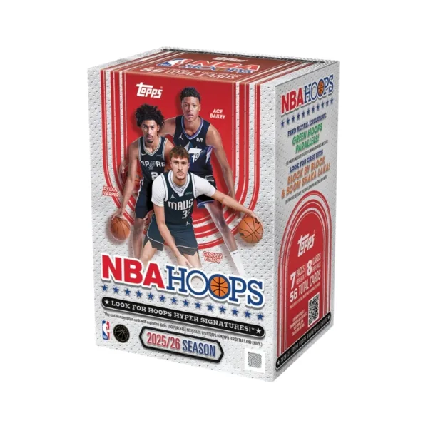 Topps 2025-26 Hoops Basketball Value Blaster Box (7 Packs)