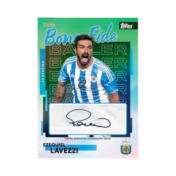 Topps 2026 Argentina National Team Set Soccer Box (6 Packs)