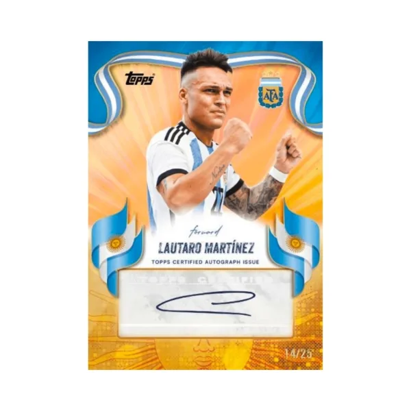 Topps 2026 Argentina National Team Set Soccer Box (6 Packs) - Toy Corner