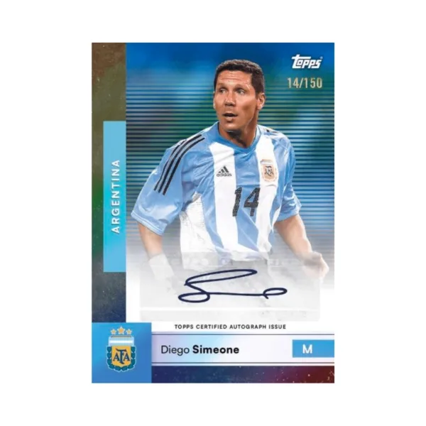 Topps 2026 Argentina National Team Set Soccer Box (6 Packs) - Toy Corner