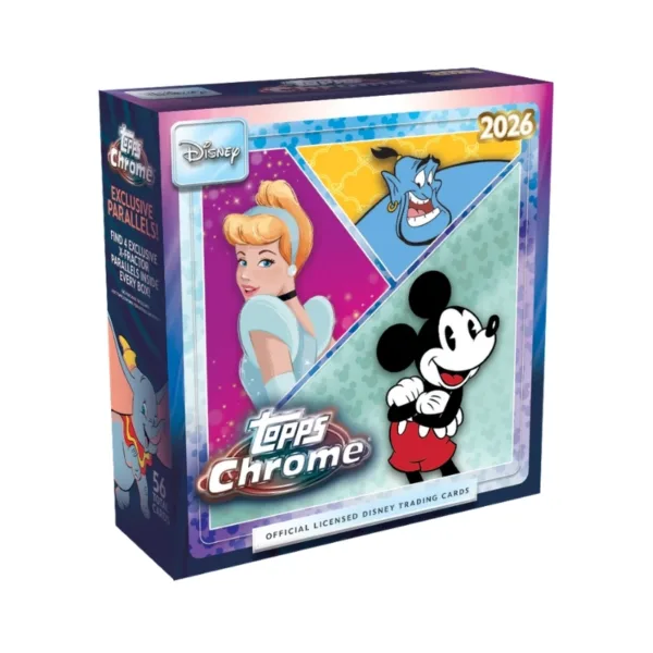 Topps Chrome 2026  Disney Mega Box (8 Packs)