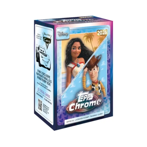 Topps Chrome 2026 Disney Value Blaster Box (8 Packs)