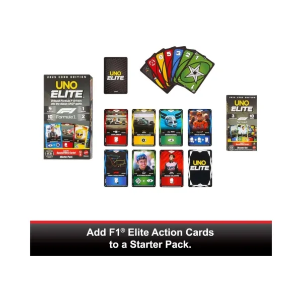 UNO Elite F1 Card Game Booster Set – JLV43