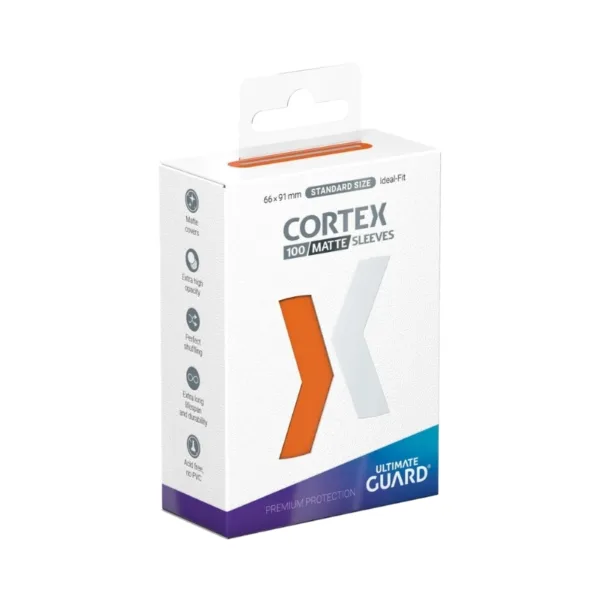 Ultimate Guard Cortex Sleeves Matte Standard Size (100) Orange – UGD011415