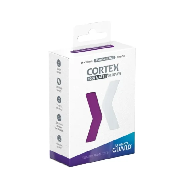 Ultimate Guard Cortex Sleeves Matte Standard Size (100) Purple – UGD011161